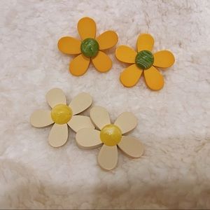 Summer daisy earring set